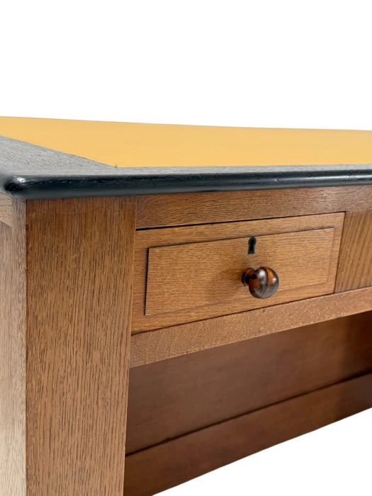 Art Deco Modernist Free-Standing Desk by J.A. Muntendam for L.O.V. Oosterbeek